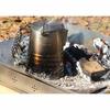Tenmak Design Stainless Steel Kettle, 2.0L, for Outdoor Camping, Bonfire Use, Direct Fire, with Lid, Camp Cooking