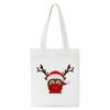 Christmas Gift Bag Shopper Bag Shopping Bag Vintage Canvas Bag Tote Bag Kawaii Shoulder Bag Handbag Cartoon Bolsa De Compras