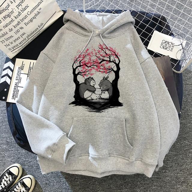 Женская толстовка с длинными рукавами из японского аниме с рисунком Тоторо, женская толстовка Kawaii Hoodeis Miyazaki Hayao Studio, толстовки