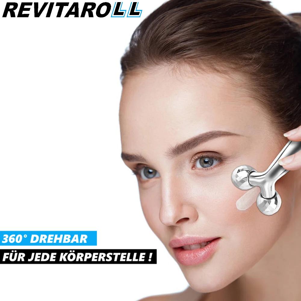 REVITAROLL 3D Mini Face Massage Roller Facial Roller Face Massager