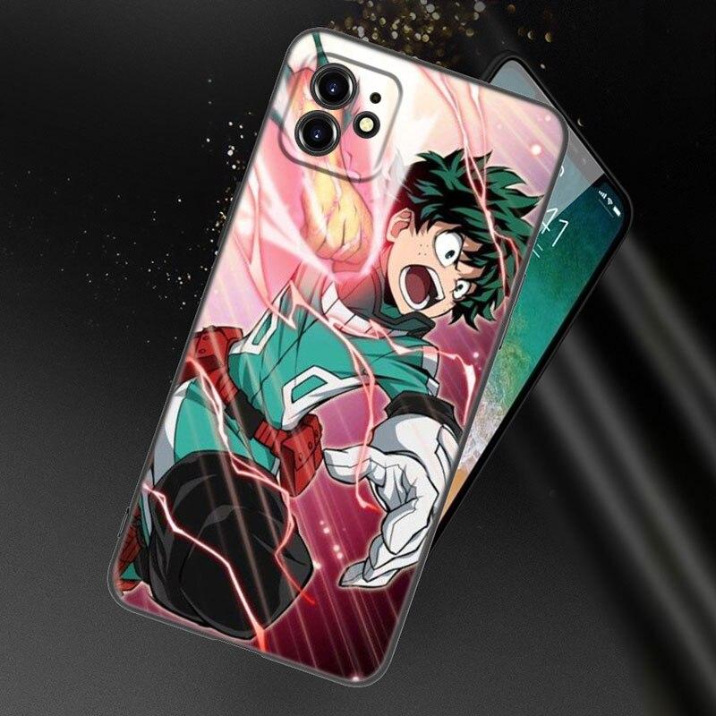 Чехол для телефона My Hero Academy для Apple iPhone 13 12 Mini 11 Pro XS Max XR X 8 7 6S 6 Plus SE 2022 2020 5S 5, мягкий черный чехол из ТПУ