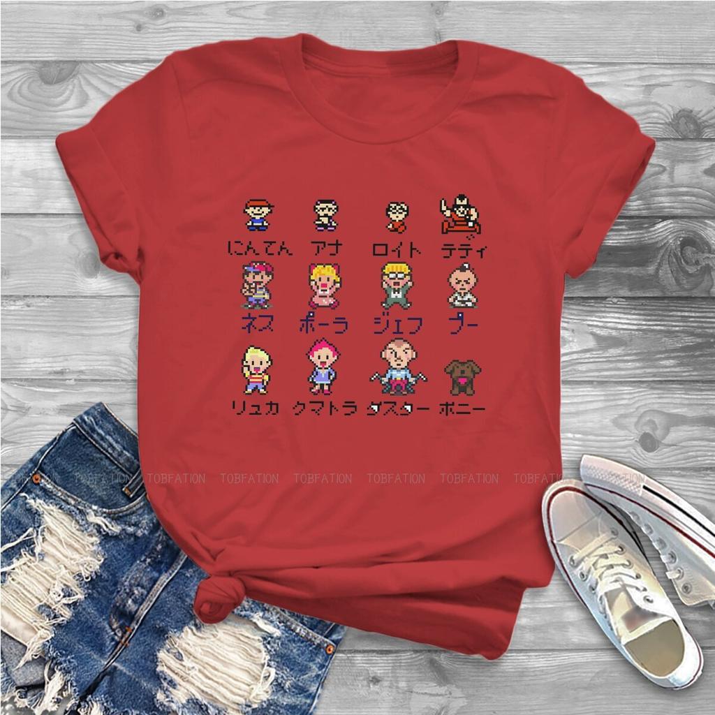 Protagonist Women Clothing Mother Earthbound Game Graphic Print Female Tshirts Vintage Gothic Loose Tops Tee Kawaii Girls
