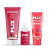 PLIX - РАСТИТЕЛЬНОЕ СРЕДСТВО ДЛЯ ЛИЦА Омолаживающий Гель-пенка для умывания + Омолаживающая Сыворотка-роса + Арбузный Двойной Солнцезащитный Увлажняющий Крем