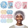 1pcs Shower Cap Waterproof Bathing Household Long Hair Cap Prevention Shower Reusable Hair Hat U9D1