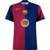 Nike Dri-FIT ADV 2024-2025 Barcelona Match Home Jersey Fashion Soft Sports Short Sleeve T-Shirt Men Tops Red Blue FN8775-458