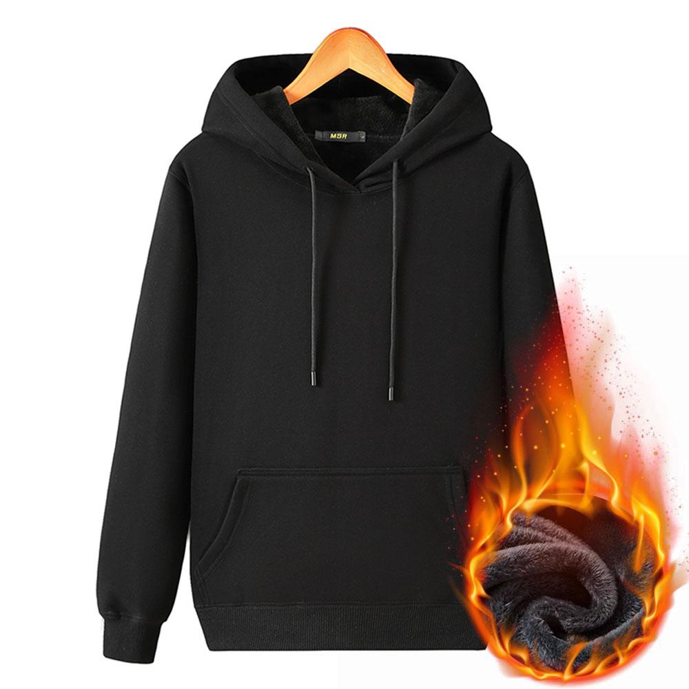 Мужской осенне-зимний толстый/тонкий пуловер с капюшоном, толстовки, хлопковое пальто большого размера 5XL, спортивная одежда больших размеров, мужской
