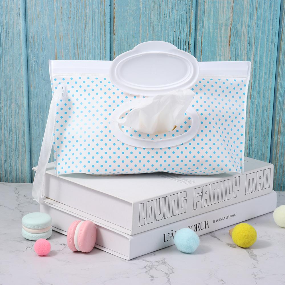 Stroller Accessories Wet Wipes Bag Flip Cover Tissue Box Useful Cosmetic Pouch