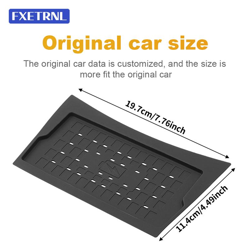 For Ford Ranger T9 2024 2025 2026 LHD RHD Car Styling Silicone Wireless Charging Protective Pad Center Console Accessories