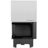 Стальной камин KRATKI VNL 700/480 12 кВт Ø 200 Подъемная дверца Черный thermotec
