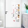 PVC Cat Wall Stickers Cartoon Wallpaper DIY Wall Decals  Window