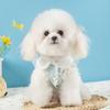 New Teddy Bigbear Pet Lace Dress Small and Medium Dogs Spring and Summer Breathable Cat and Dog Clothes