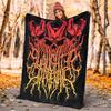 Slasher Flannel Blanket Soft All-Season Throw, Design for Camping, Car Travel, Hiking Sofa, Bed, Office Perfect Gift for Parties