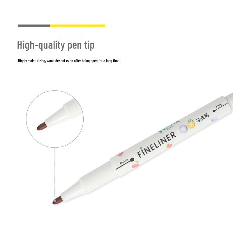 M&G Food-Grade Double-Ended Outline Pens