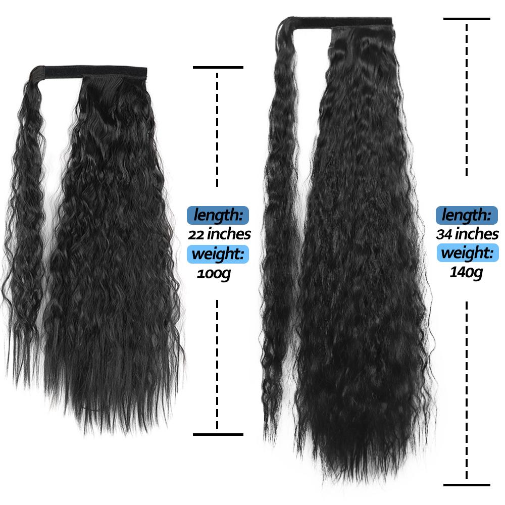 MISS WIG, женский длинный волнистый хвост, синтетическое волокно, повседневная одежда, кукурузная волна, наращивание волос, женский длинный волнистый шиньон