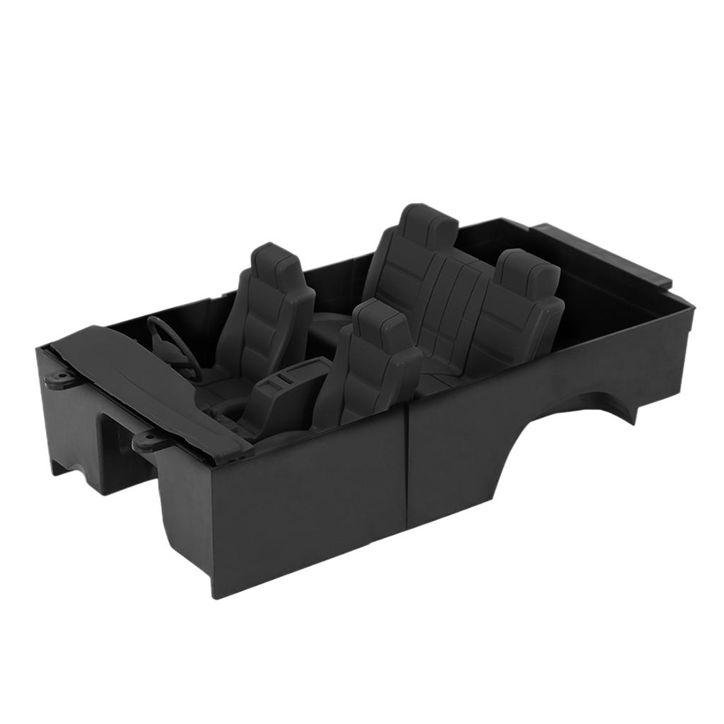 Для RCRUN 1/10 Кузов LC80 Шасси автомобиля Салон сидений RUN80 LC80 Металлический комплект шасси 1/10 Шасси RC краулера Автомобильные детали для апгрейда