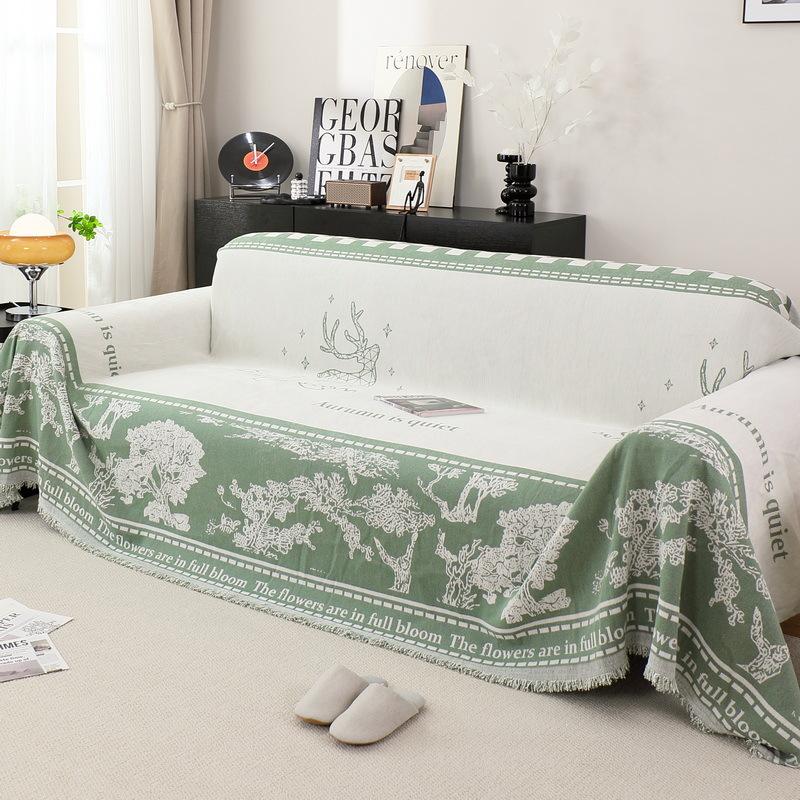 Полотенце для дивана из синели, универсальный универсальный чехол для дивана Four Seasons, пылезащитный чехол, цельный диван, большой тканевый чехол, подушка