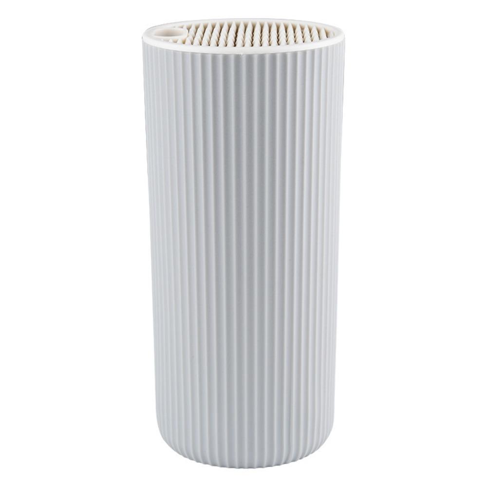 Flexible Inserted Design Kitchen Cutter Holder Ribbed Round Universal Cutter Block Breathable Vertical Kitchen Cutter Organizer