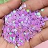 Hanmade Hollow Out Cute PVC Sequins Fashion 1000Pcs Resin Sequins Little Feet with 3.3*3.2mm DIY Acrylic Decorative Sequins