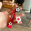 Football Jersey Keychain School Bag Pendant Doll Event Souvenir Car Keychain Small Gift