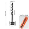 Wood Auger Drill Bit Bushcraft Hand Auger Wrench Heavy Duty Steel Hand Auger Wood Drill Bushcraft Auger Tools for Camp
