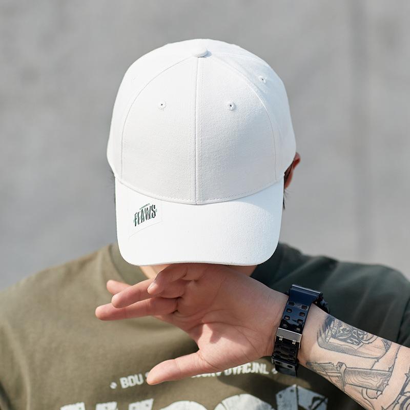 Шляпа мужская модная корейская версия утиной кепки однотонная простая бейсболка мужская весна и осень новая модная бейсболка