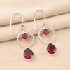 Rare Pink Rubellite Gemstone 925 Sterling Silver Jewelry Handmade Earrings 2.0" EE-140-8