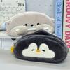 Otter Penguin Pencil Case Plush Pen Box High Quality Stationery Bag School Office