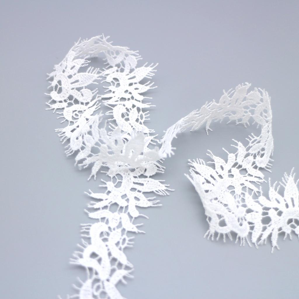 Водорастворимая Тонкая Линия Молочный Шелк Штрих-код Кружево Мода Маленький Ароматный Ветер Женские Кружевные Аксессуары Кружево