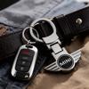 Metal Keychain Car Emblem Key Ring Gift For Mini Cooper JCW Works R56 R50 F54 F55 F56 F57 F60 R52 R53 R55 R57 R58 R59 R60 Hatch uylez55