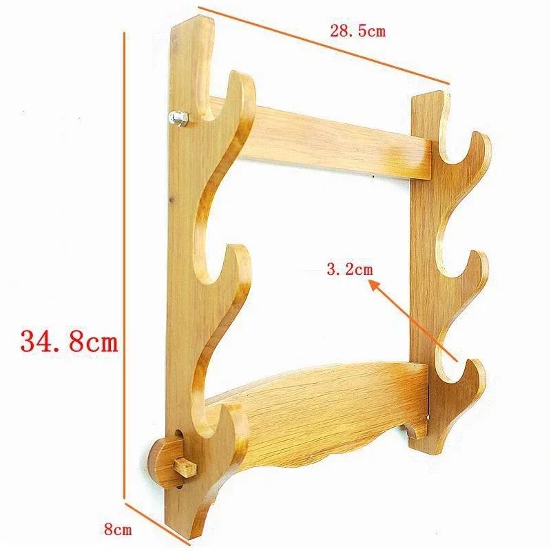 1/2/3 яруса настенная подставка для меча черная коричневая японская подставка для катаны самурайский меч нож демонстрационная подставка украшение для гостиной