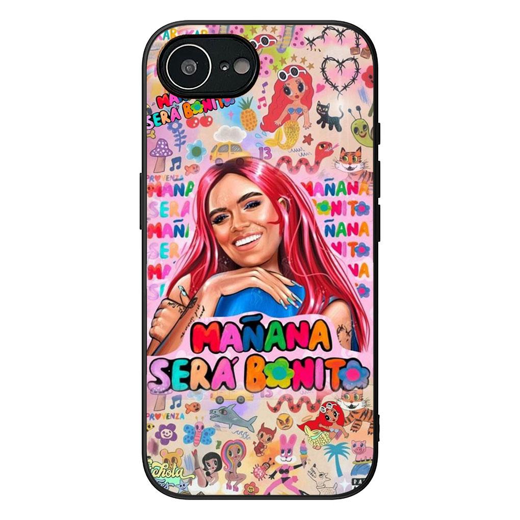 Soft Phone Cover for Apple iPhone 17 16 14 15 Pro Max Plus 15+ 16E XR ProMax Air Case Karol G Manana Sera Bonito Casing