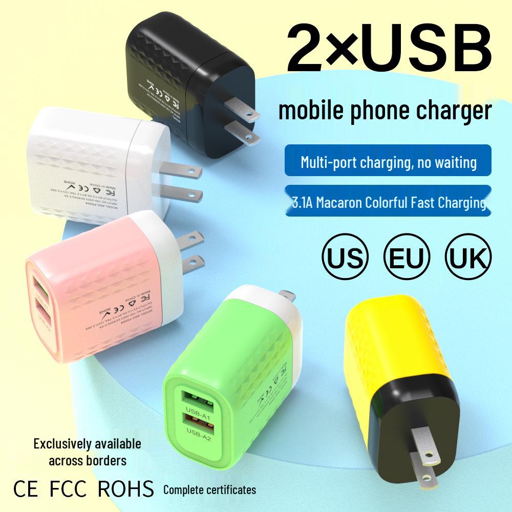 120W Dual USB Charger with PPS, Super Fast Charging, and Macaron Color Design