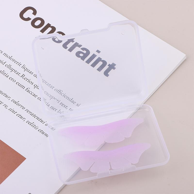 1Pairs Butterfly Shaped Eyelash Perming Pad Lash Extension Supplies Eyelash Extension Lash Lifting Silicone Perm Pad