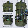 Multifunctional Tactical Fishing Tackle Bag With Rod Holders Fish Equipment Storage Camping Outdoor Large Capacity Backpack