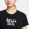 Nike Спортивная одежда Мягкая Удобная Модная Универсальная Футболка с коротким рукавом Женские топы Черный IM5974-010