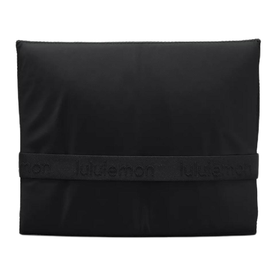 Lululemon Рюкзак для нового родителя 17 л, повседневный, однотонный, большой вместимости, из переработанного нейлона, женский рюкзак, черный, серебристый LU9BJZS-050984