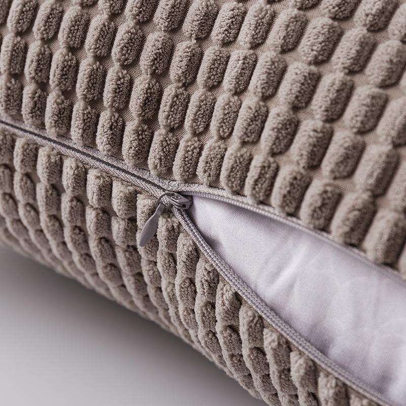 2 наволочки с кукурузным зернышком, наволочка из нейлона и полиэстера с кукурузной шерстью для домашнего офиса, плюшевая наволочка