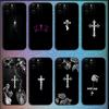 God Jesus Cross Phone Case For iPhone 16,15,14,13,12,11,Pro,X,XS,Max,XR,Plus,Mini Soft Black Cover