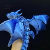 Dragon Sculpture 3D Printed Articulated Figurine with Adjustable Wings and Unique Eyes, Movable Joints for Home Decor Fantasy Gift Lovers Wing Toy