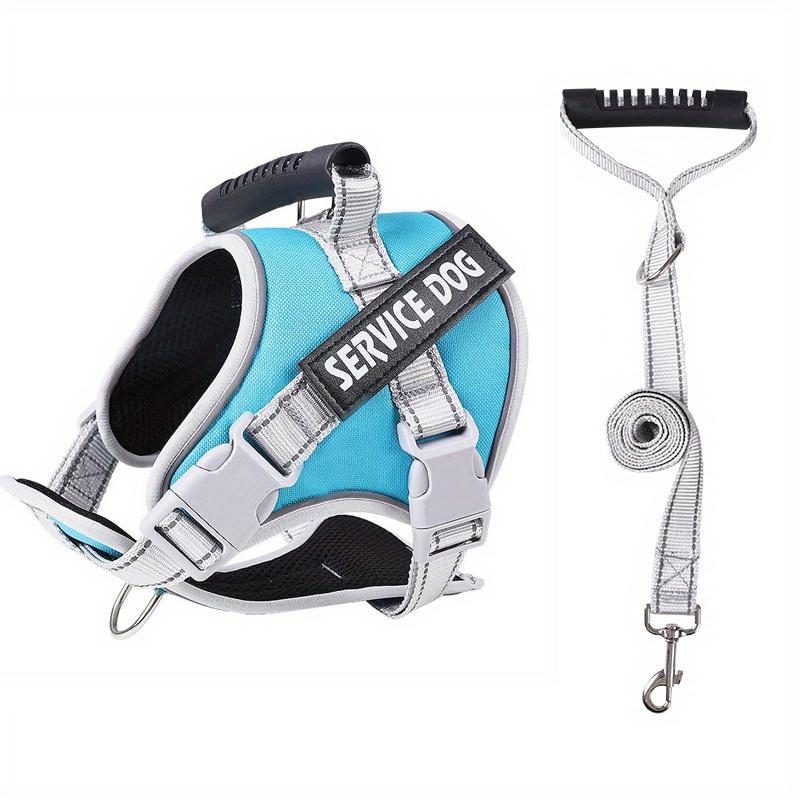 Прочная шлейка для собак с нагрудными и спинными ремнями, регулируемый светоотражающий жилет для домашних животных для активного отдыха