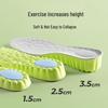 Boost Height Insoles: Sweat-Absorbent, Odor-Resistant Inserts for Men & Women, Perfect for Martin Boots & Sports Shoes