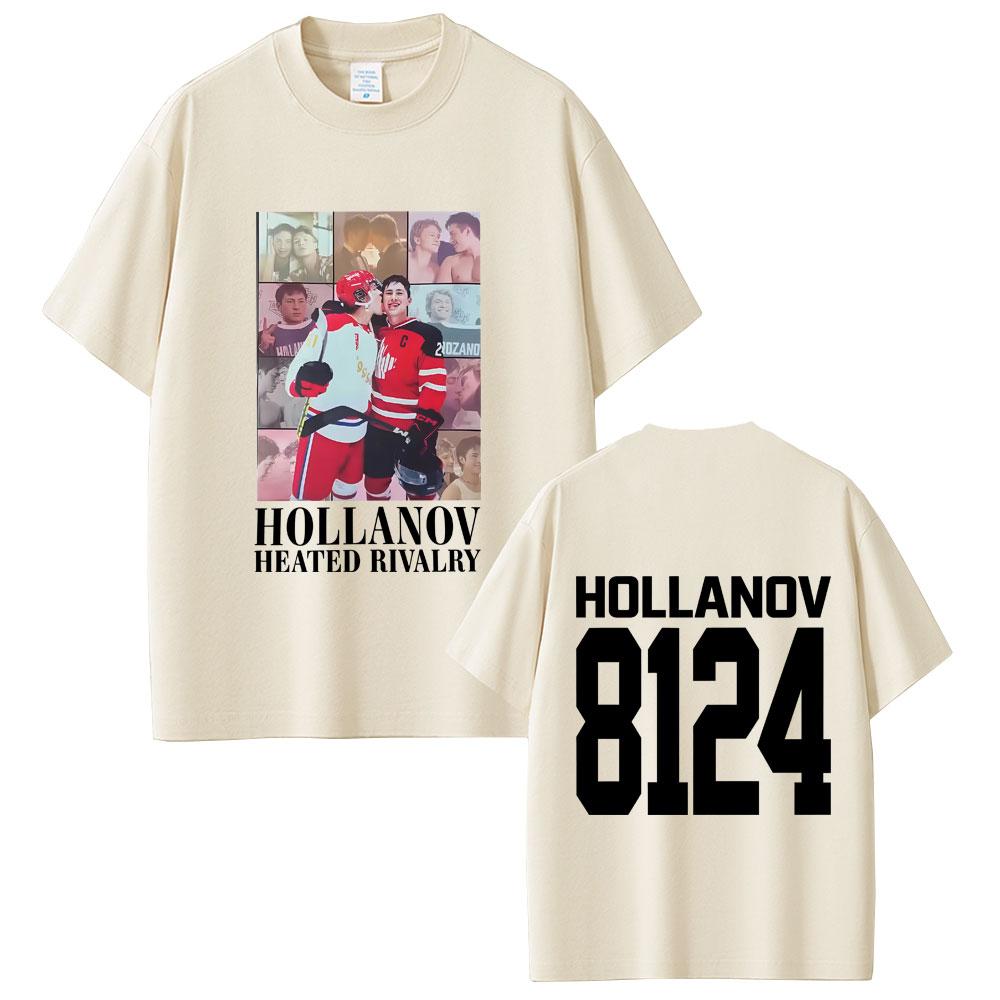 Heated Rivalry Shane Hollander Ilya Rozanov Hollanov 2481 Tshirt Men Women Fashion Oversized T Shirts Male Vintage Streetwear