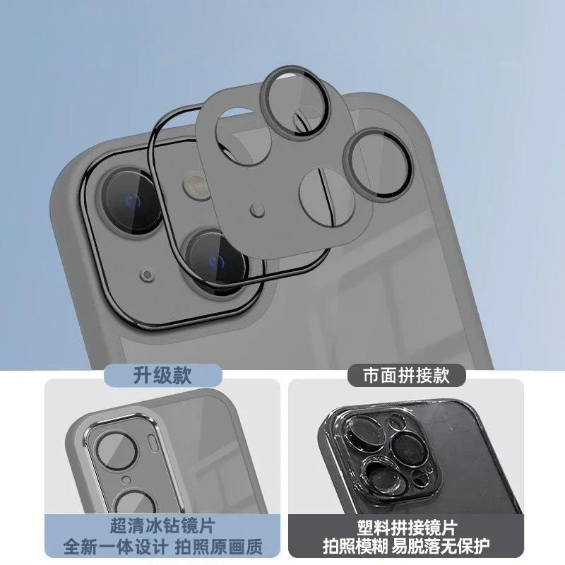 Для Xiaomi POCO X7 Pro X7Pro X6 F6 Прозрачный чехол-пленка для защиты линзы Для POCO F7 Ultra Конфетный цвет Мягкий силиконовый ударопрочный чехол