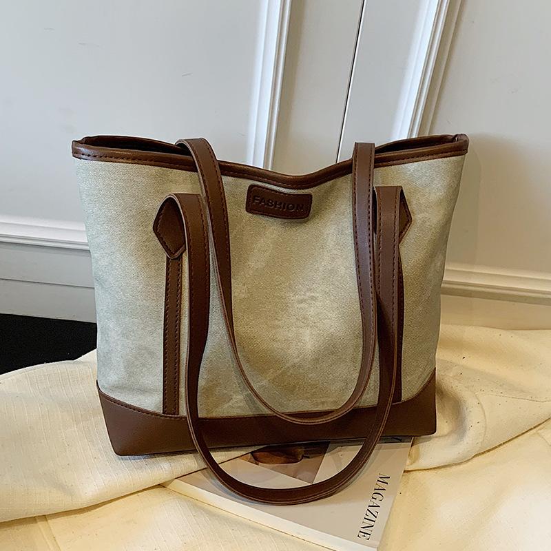 Трендовая, Модная, Высококачественная, Вместительная, Ретро сумка-тоут на одно плечо под мышкой для осенних поездок на работу