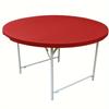 Diameter 48/60in Stain-Resistant Tablecloth Elastic Picnic Table Cloth Round Table Cover  Camping