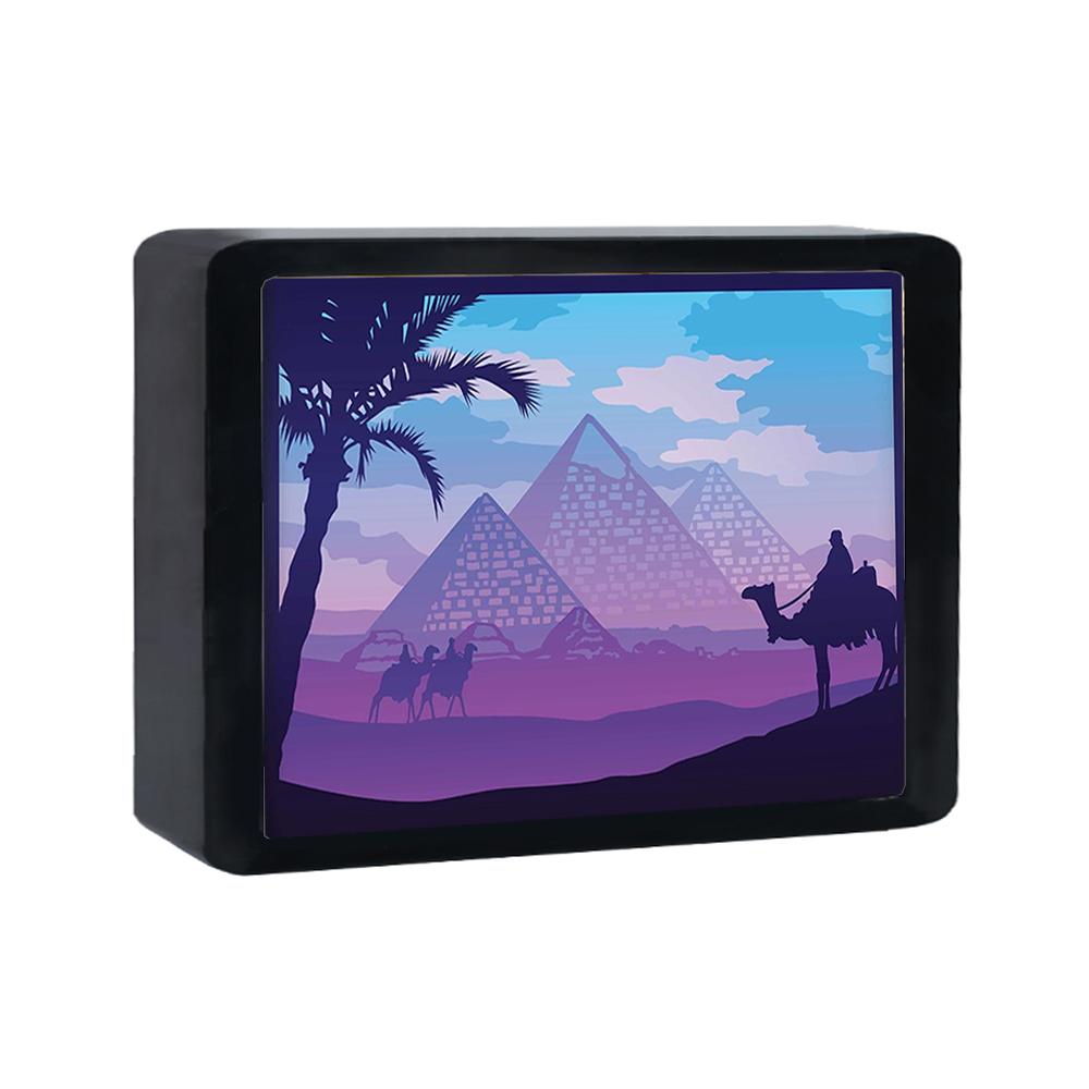 Световой короб в стиле аниме «Любовь», светодиодный ночник, 3D резьба по бумаге, теневой ящик, рамка, Usb прикроватная лампа, декор комнаты, настенное искусство, подарок на день Святого Валентина