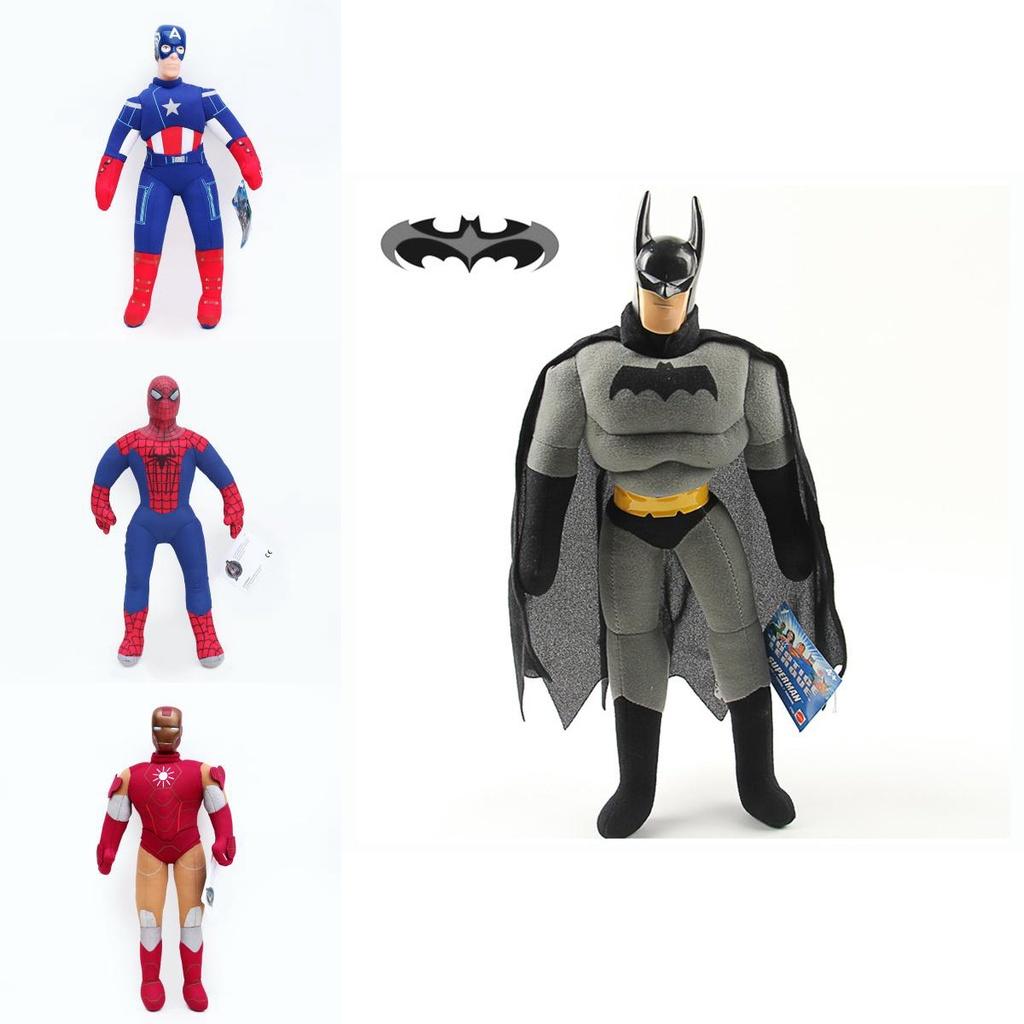 Плюшевые игрушки Мстителей премиум-качества с мягкими куклами Тора, Халка и Капитана Америки для детей