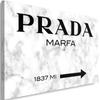 Печать на холсте Prada Marfa Gossip Girl Marble