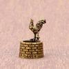 Bronze Rooster Statue Water Well Architecture Modern Art Sculpture Metal Crafts Home Decoration Garden Decoration Figurines
