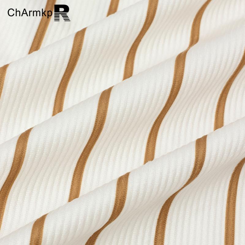 ChArmkpR Мужские летние вельветовые полосатые футболки с короткими рукавами и лацканами с карманом